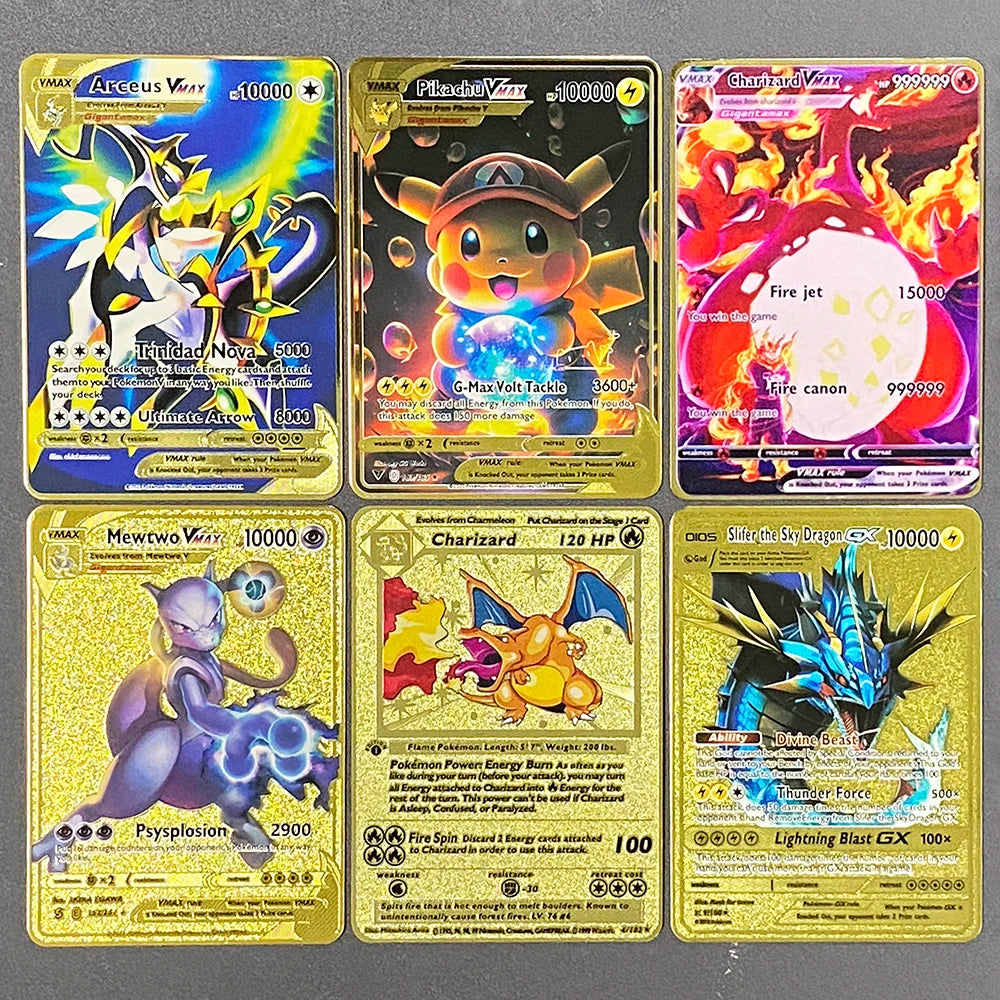 Metalen Pokémon Kaart (Engels)