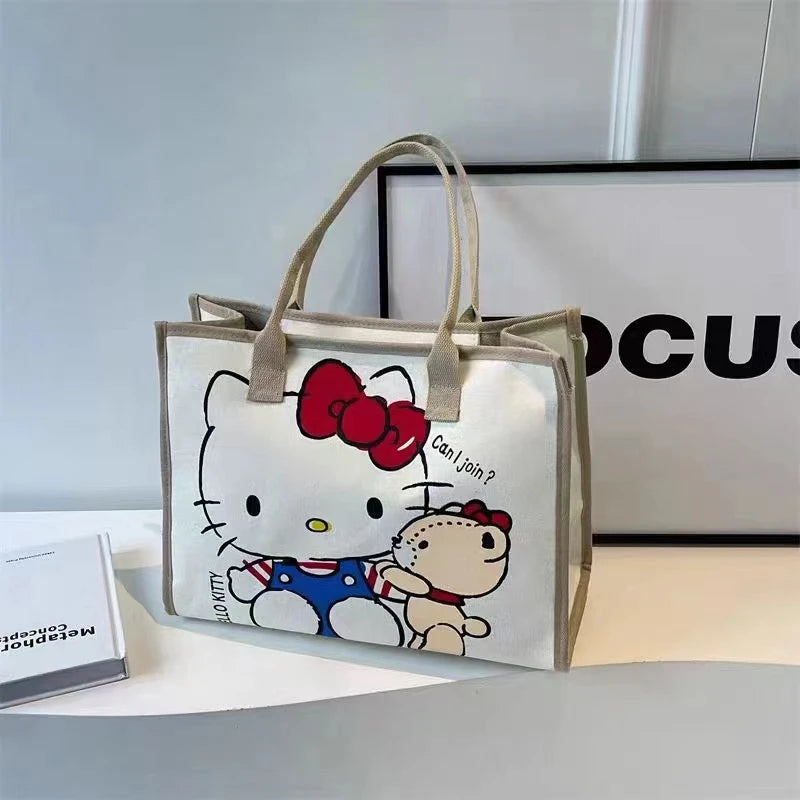 Schattige Hello Kitty Y2K Tote Canvas Tas