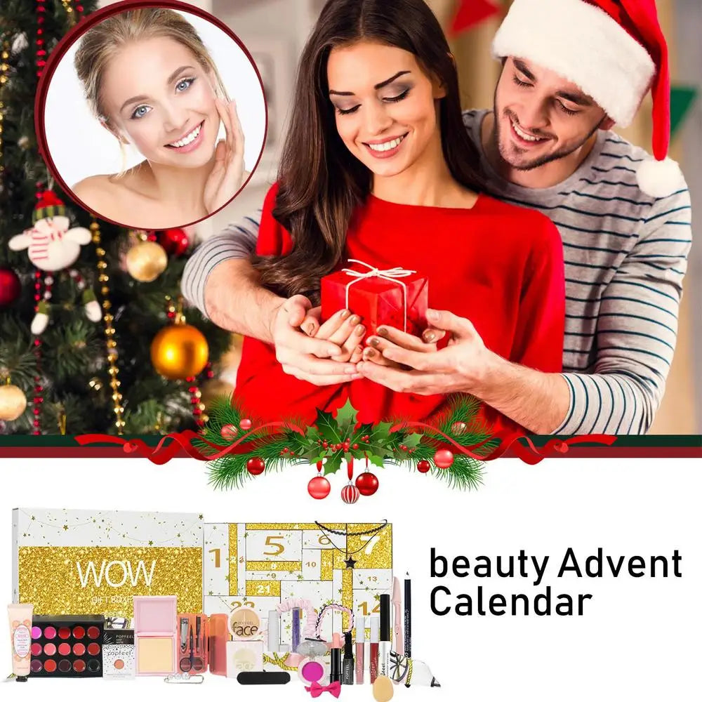 GlowNova 24 Dagen Adventskalender Make-up Set – All-in-One 2025