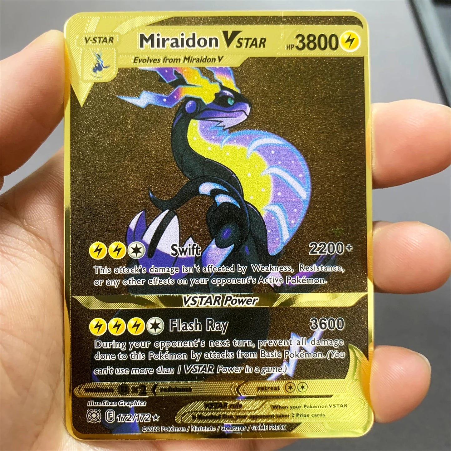 Metalen Pokémon Kaart (Engels)