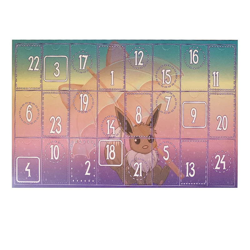 Pokemon Adventskalender Met Eevee En Pikachu 24 Figuren Geschenk