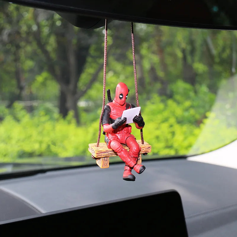 Marvel Deadpool Auto Spiegelhanger Mini Model Speelgoed Cadeau
