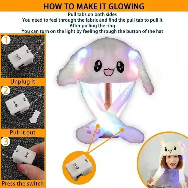 LED Pluche Pokemon muts Met Gloeiende Pikachu Oren Voor Feestjes
