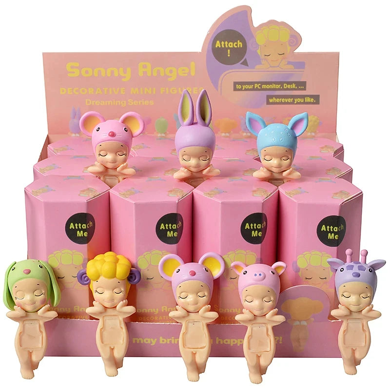 Bandai Nieuwe Engel Fruit Dierenserie Blind Box Animefiguur – Schattige Hippie Pop Voor Kinderen