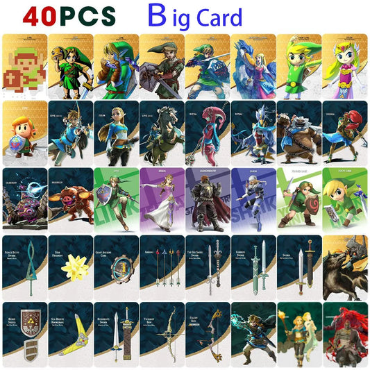 Zelda Collectibles 40 Stuks Amiibo Kaarten – Perfect Voor Legend Of Zelda Spellen