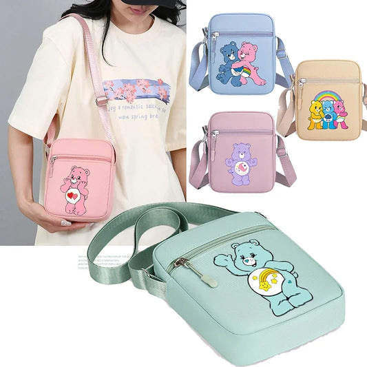 Schoudertas Care Bears Kawaii Canvas Crossbody Voor Dames