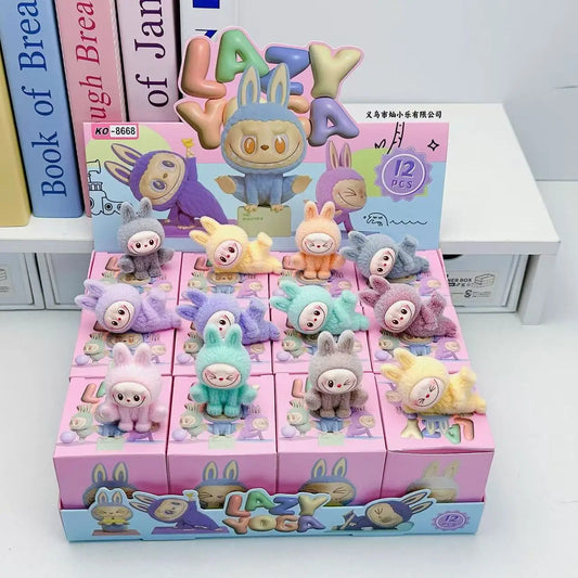 MINISO Labubu Blind Box Mini Anime Figuren Set – 12 Stuks Collectible Cadeaus