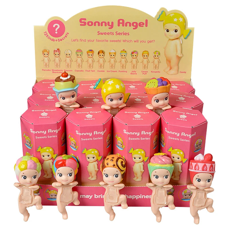 Bandai Nieuwe Engel Fruit Dierenserie Blind Box Animefiguur – Schattige Hippie Pop Voor Kinderen