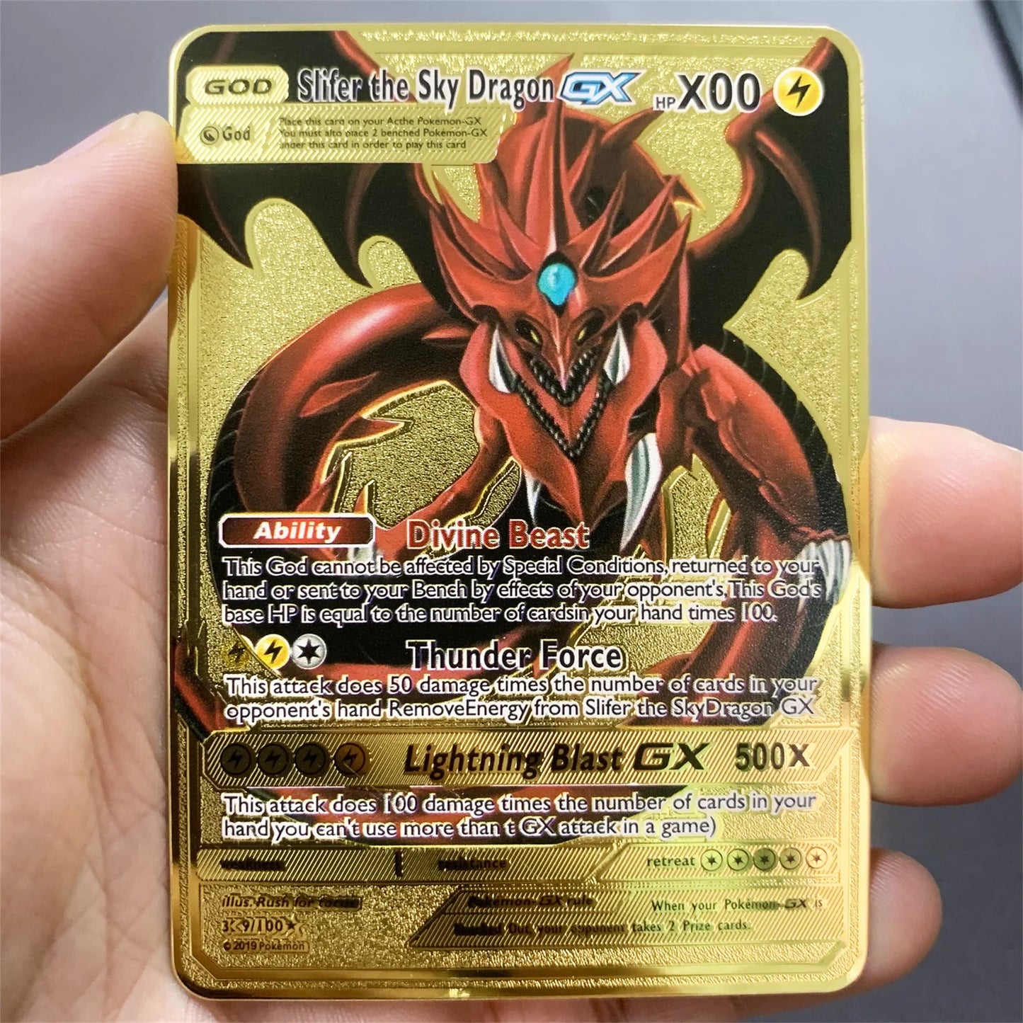 Metalen Pokémon Kaart (Engels)