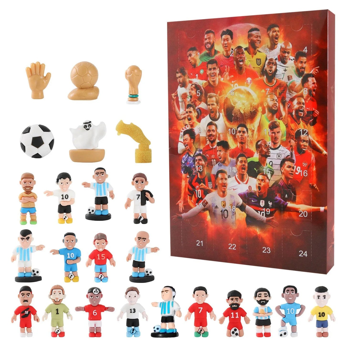 24-delige SportKids Soccer Adventskalender 2025 - 24 Dagen Plezier