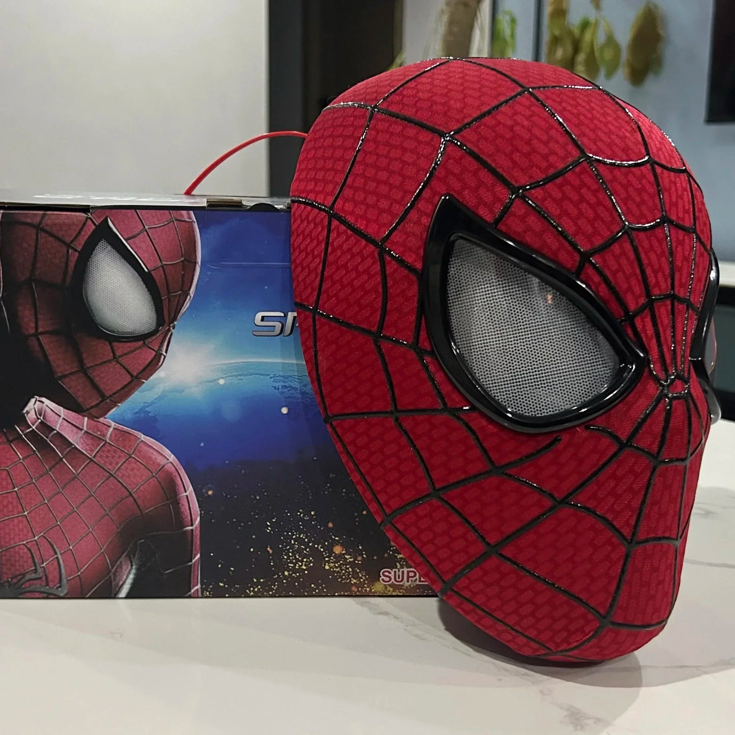 Marvel Spider Man Masker Met Beweegbare Ogen Masker