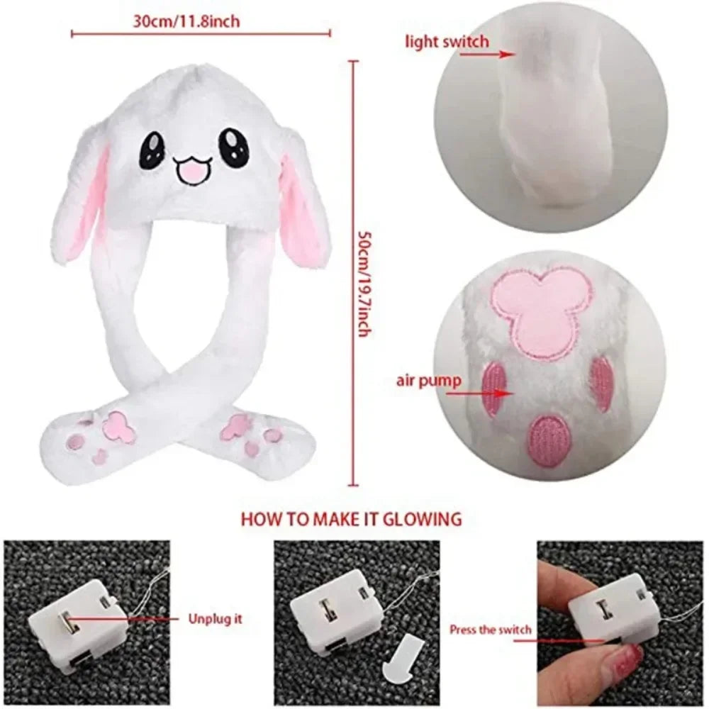 LED Pluche Pokemon muts Met Gloeiende Pikachu Oren Voor Feestjes