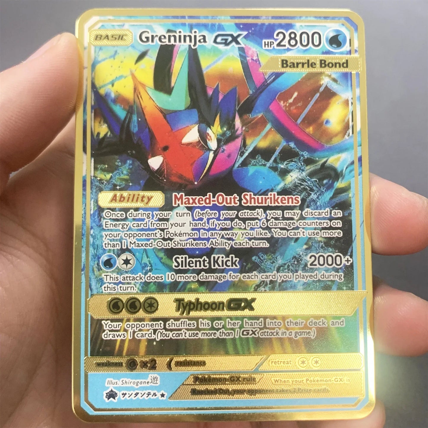 Metalen Pokémon Kaart (Engels)