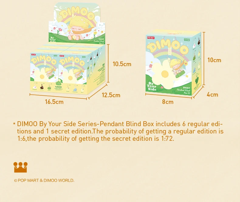 Officiële POP MART DIMOO By Your Side Serie – Mystery Box Vol Verrassingen