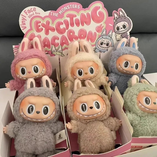 MINISO Labubu The Monsters Heartbeat Macaron – Schattige Figuren Voor Kinderen