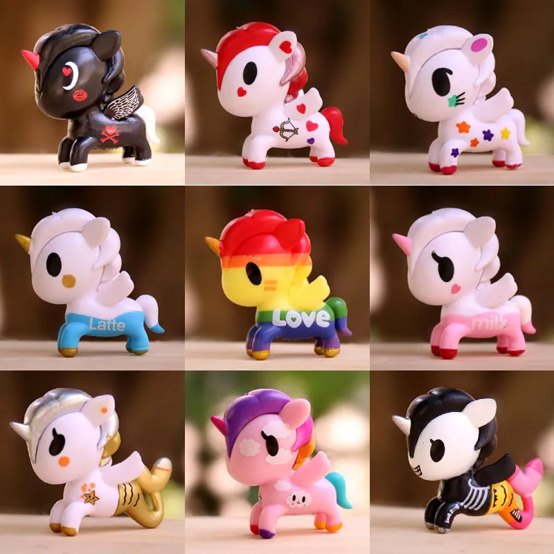 April duBy Unicorn Zeemeermin Actiefiguur – Schitterende Regenboog Ontwerpen