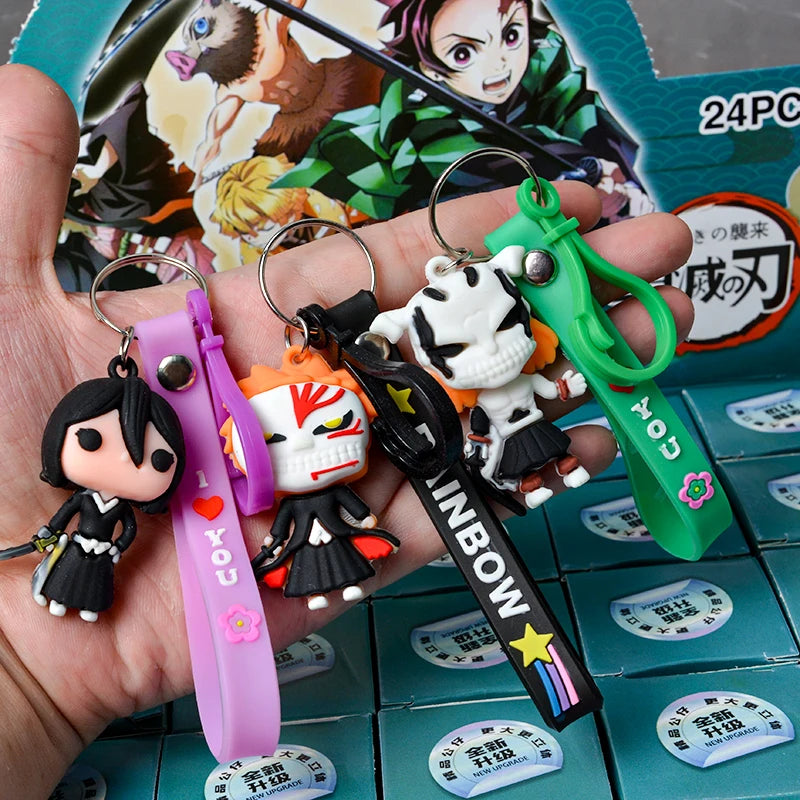 Sleutelhangers Set Anime Figuren Sanrio Pokemon 24 Stuks Cadeau