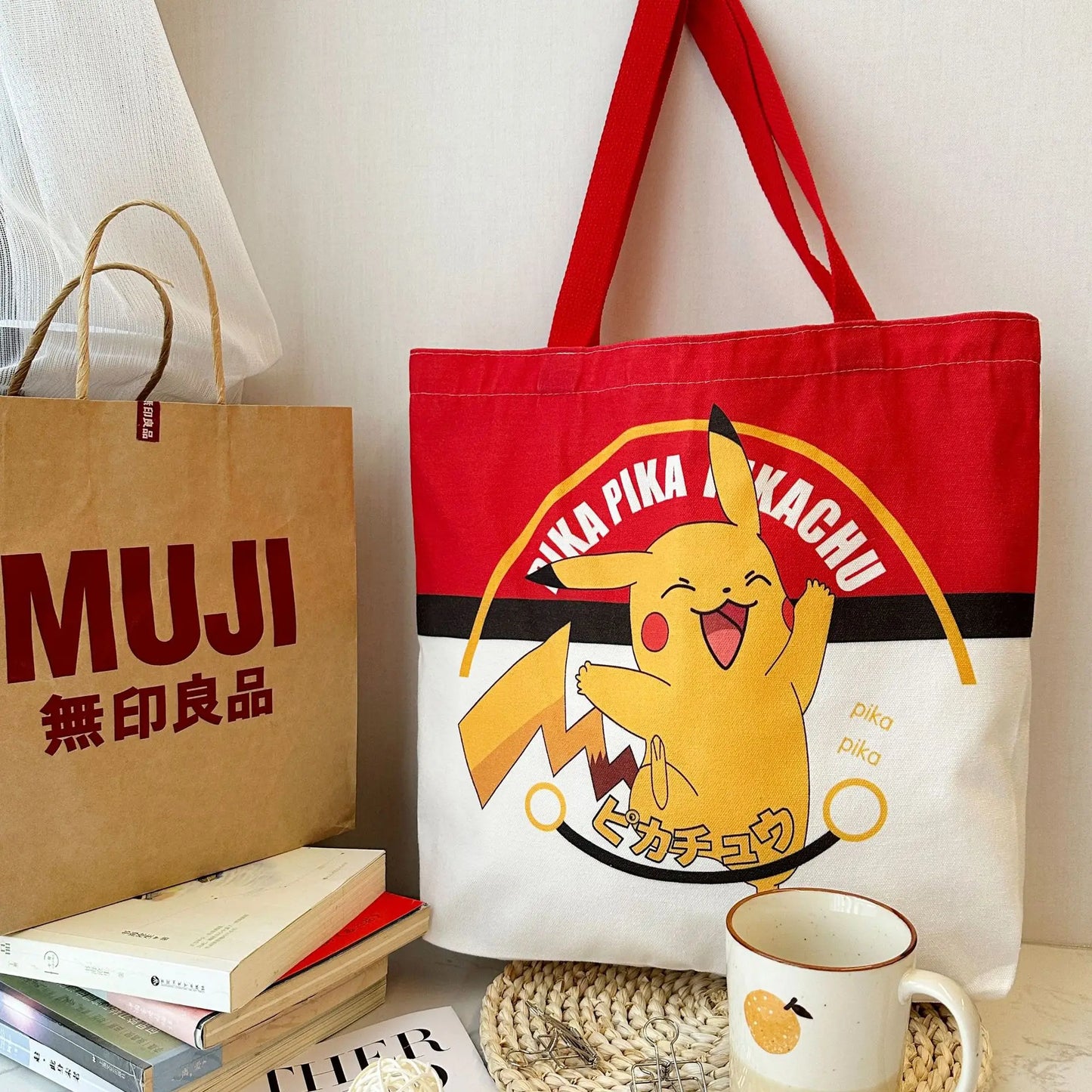 Pokémon Canvas Tas Pikachu Eevee - Ideaal Voor School