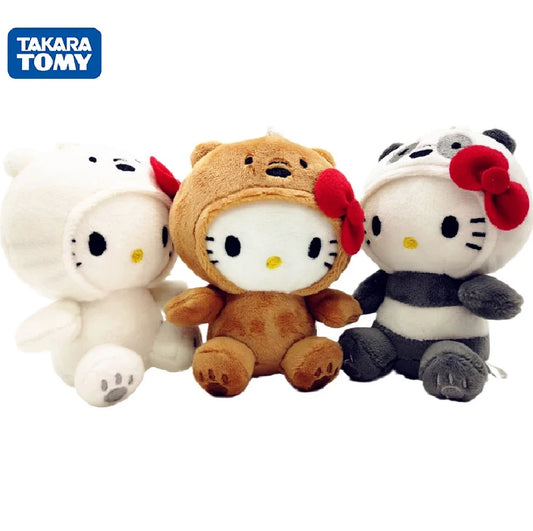 Sanrio 10Cm Bow Kitty Pluche Toy Voor Schattige Cadeaus