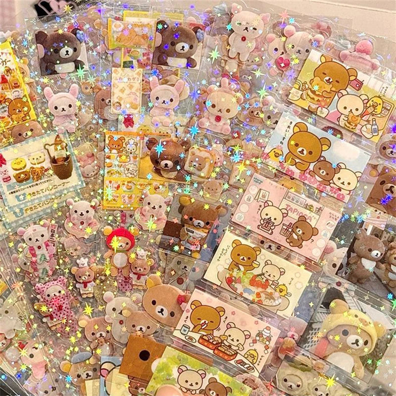 5 Stuks Hello Kitty Rilakkuma Sticker Set Voor Creatieve Projecten