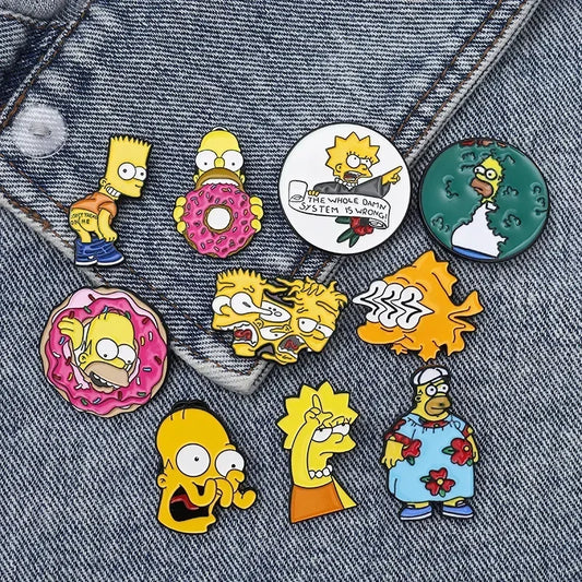The Simpsons Broche Metalen Speld Voor Kids Accessoire
