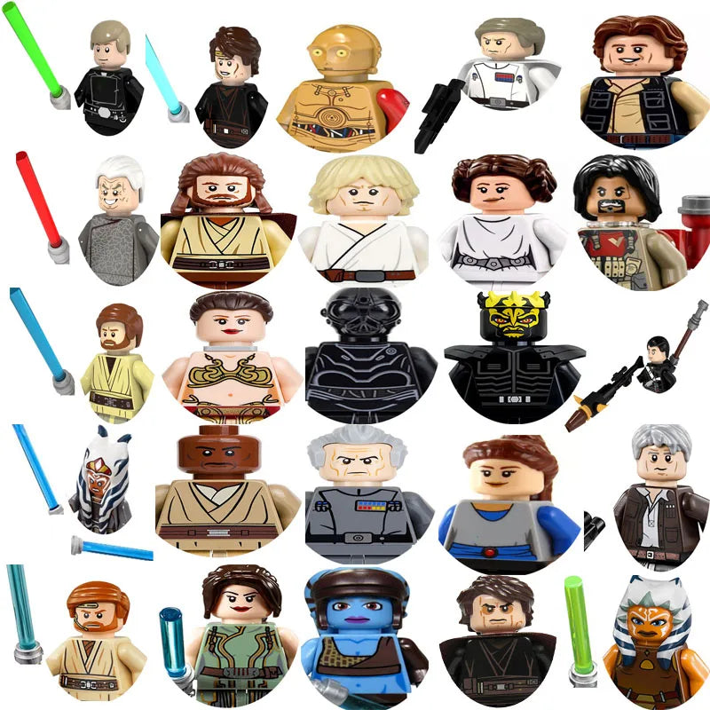 Star Wars Blokken Set met Boba Fett en Ahsoka Bouwplezier