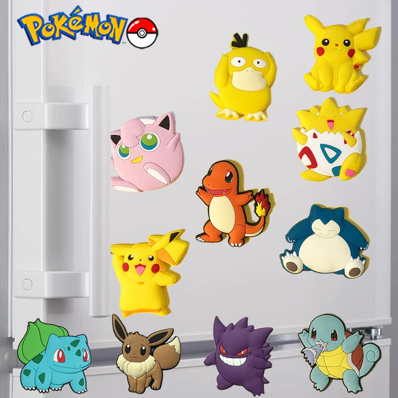 Koelkastmagneten Pikachu en Snorlax Kawaii Decoraties
