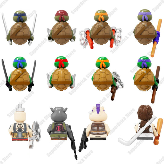 Classic Mutant Turtles Mini Actiefiguren – Creatief Speelplezier Voor Kinderen
