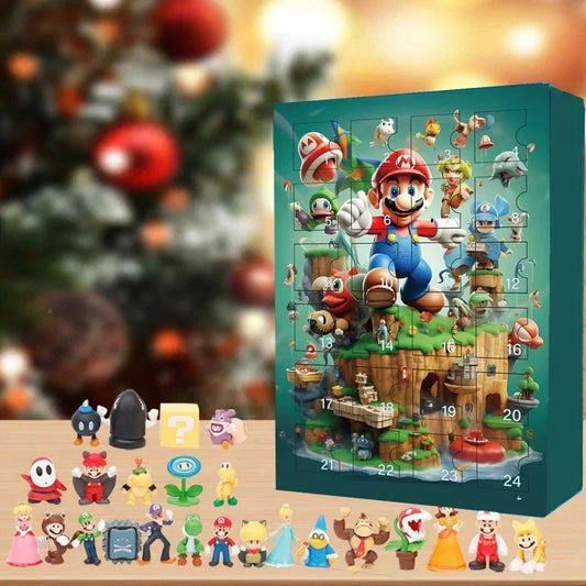 Super Marios Bros Adventskalender 2025 24-delig – PVC
