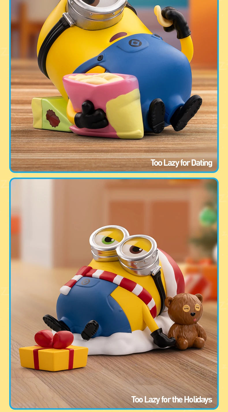 Officiële POP MART Minions Luie Elke Dag Serie Figuren – Mystery Box Vol Verrassingen