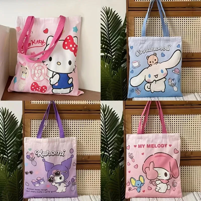 Sanrio Pochacco Cinnamoroll Canvas Tas – Grote Capaciteit