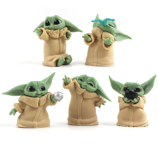 Star Wars Actiefiguren Set Baby Yoda Mini Collectie Cadeau