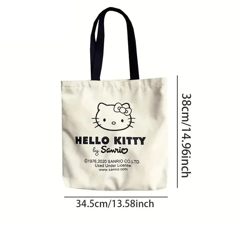 Canvas Tas Tote Hello Kitty – Grote Inhoud Duurzaam