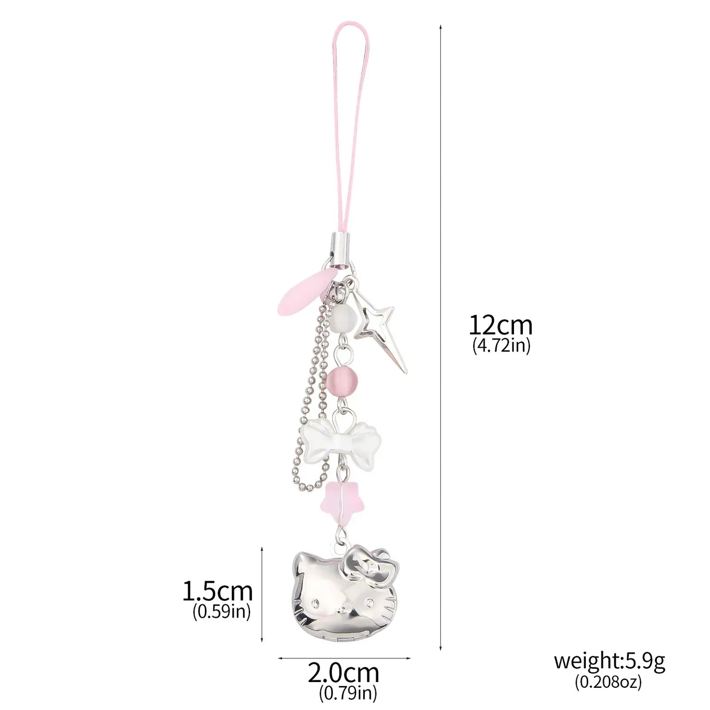 Sleutelhanger Hello Kitty Gothic Lolita met Unieke Stijl