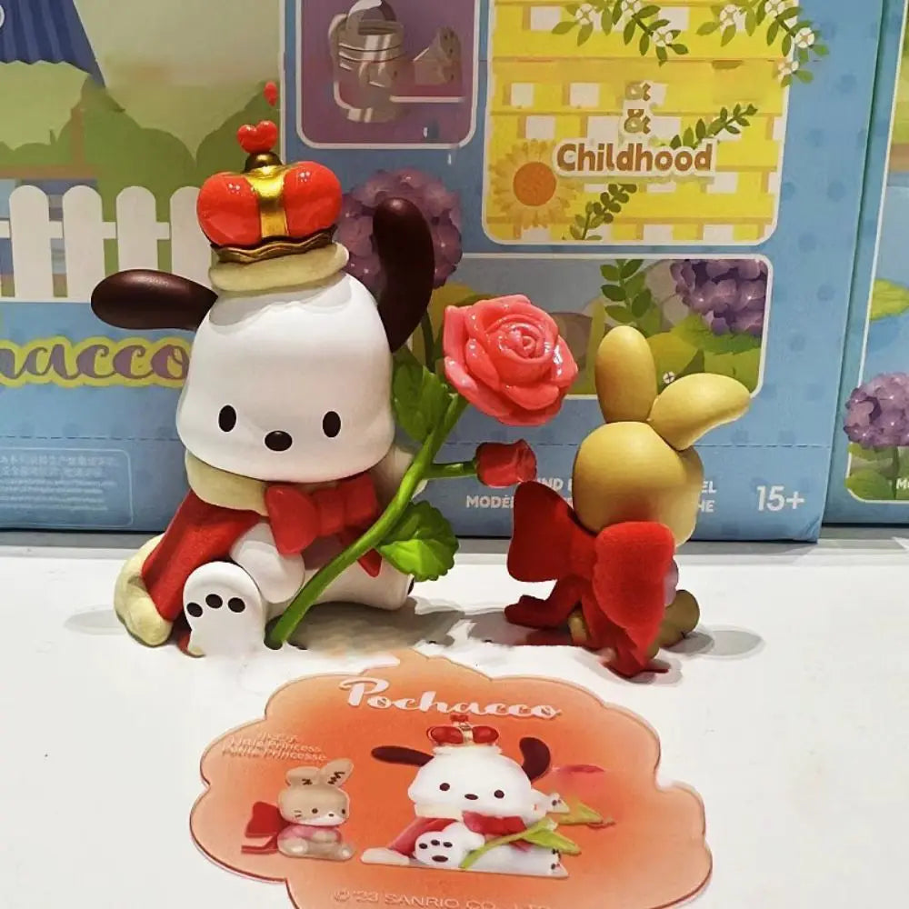 MINISO Kawaii Pochacco Figuren – Schattige Decoratie Voor Meisjes