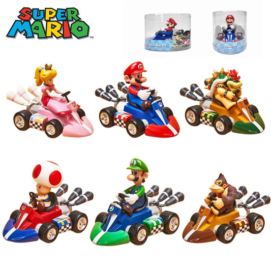 Speelgoed Auto Super Mario Bros Karting Met Pull Back Fun Voor Kinderen