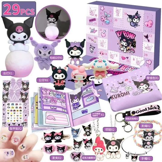 Sanrio Hello Kitty Kuromi Adventskalender Figuren – DIY 2025 24 dagen
