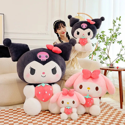 Sanrio Kuromi of My Melody knuffel 22-35 cm voor Knuffelplezier