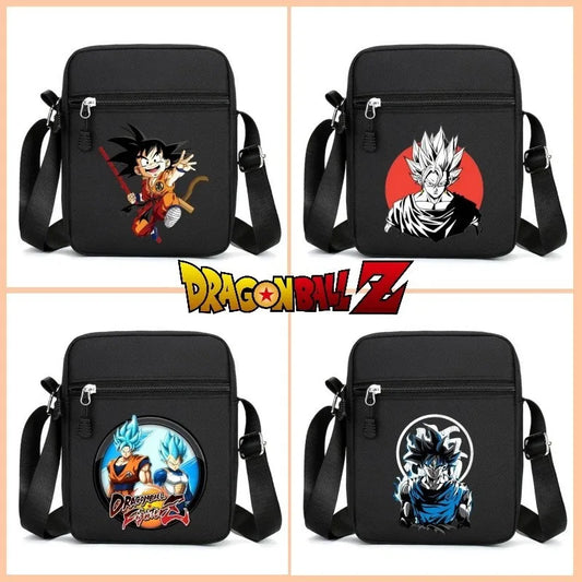 Anime Wereld Dragon Ball Son Goku Schoudertas – Schattige Anime Print voor Jongens en Meisjes