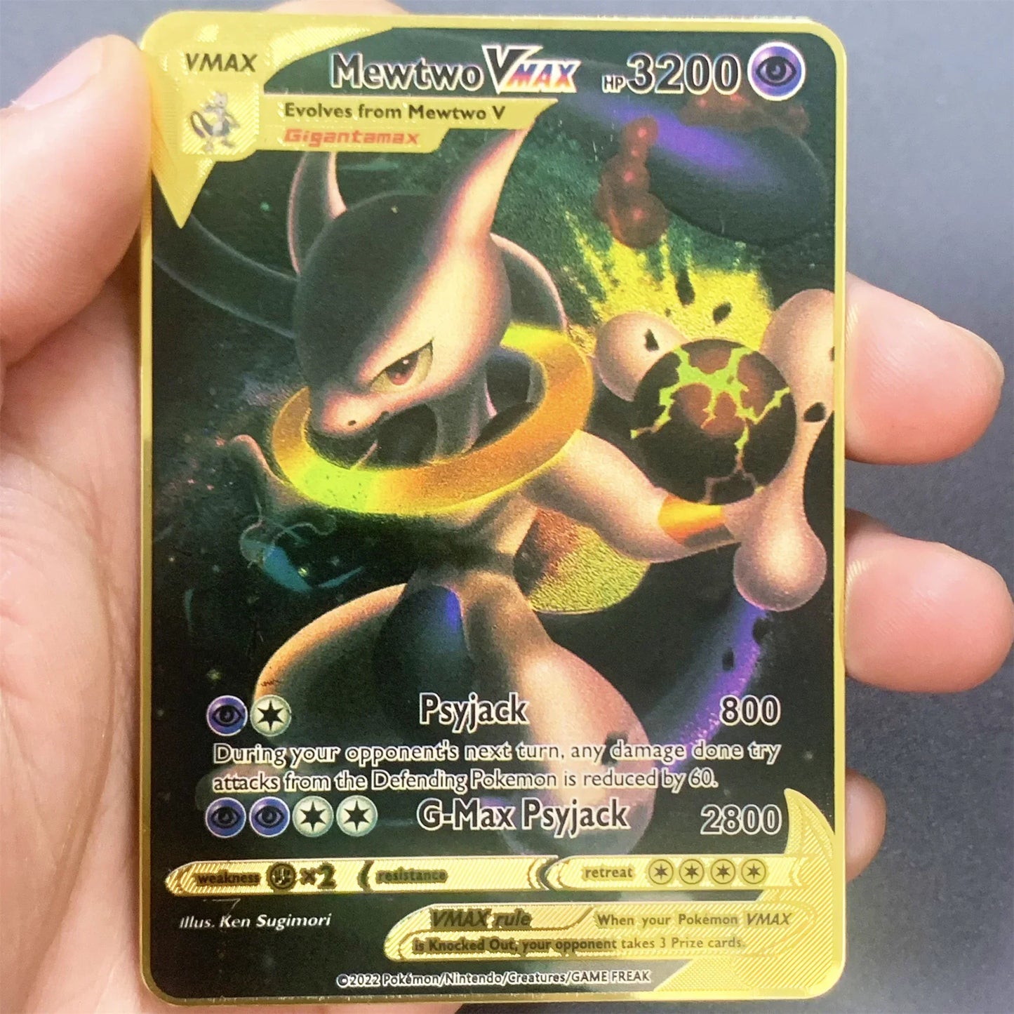 Metalen Pokémon Kaart (Engels)