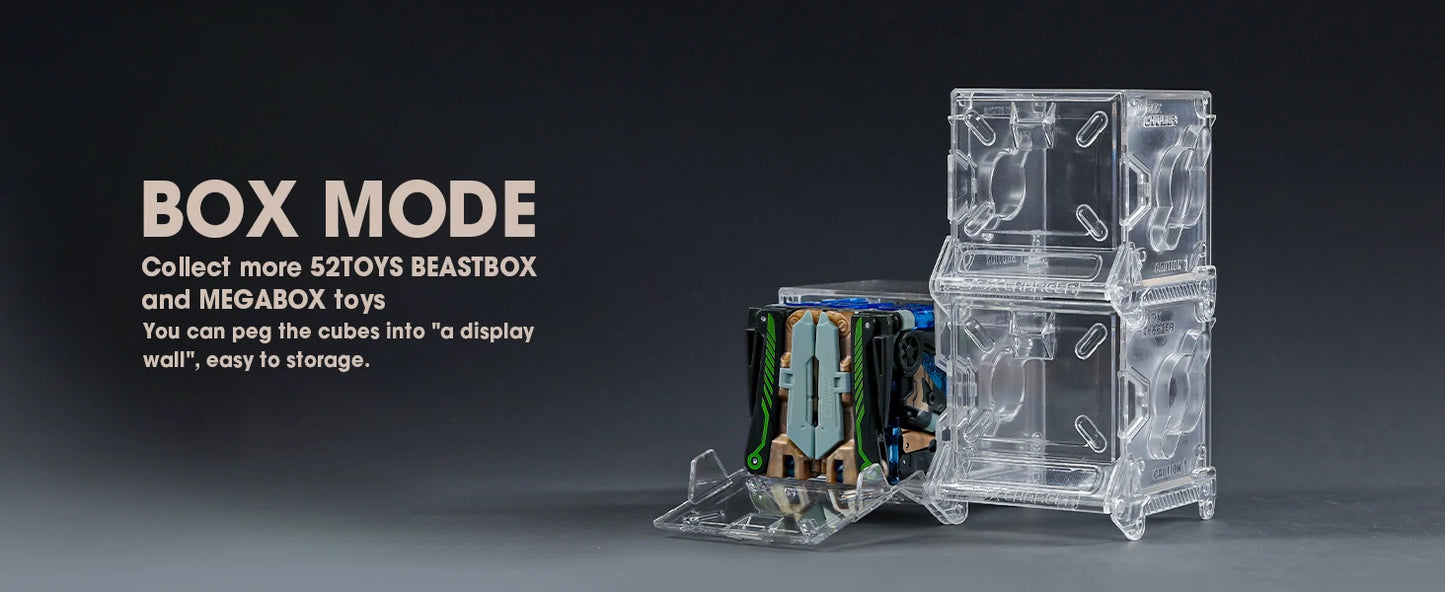 Officiële 52TOYS Beastbox BB-64 Radioheadar – Transformeerbare Mecha en Cube Actiefiguur