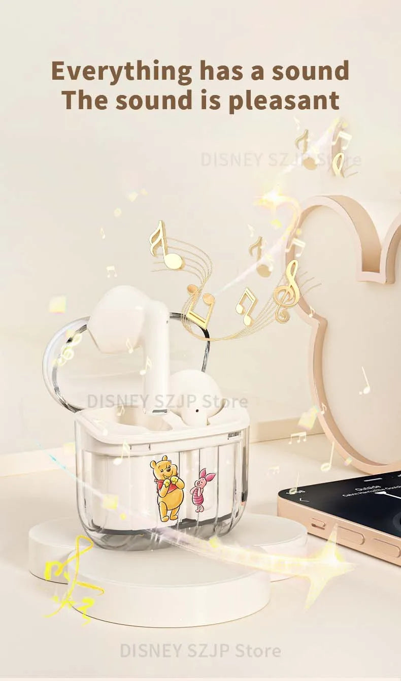 Disney Lilo & Stitch Angel Draadloze Bluetooth Oordopjes – Actieve Ruisonderdrukking En Lange Batterijduur