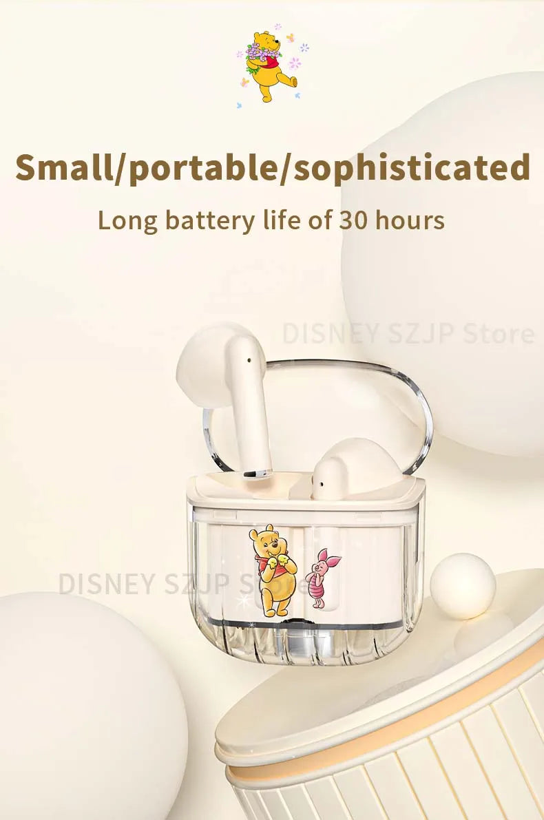 Disney Lilo & Stitch Angel Draadloze Bluetooth Oordopjes – Actieve Ruisonderdrukking En Lange Batterijduur