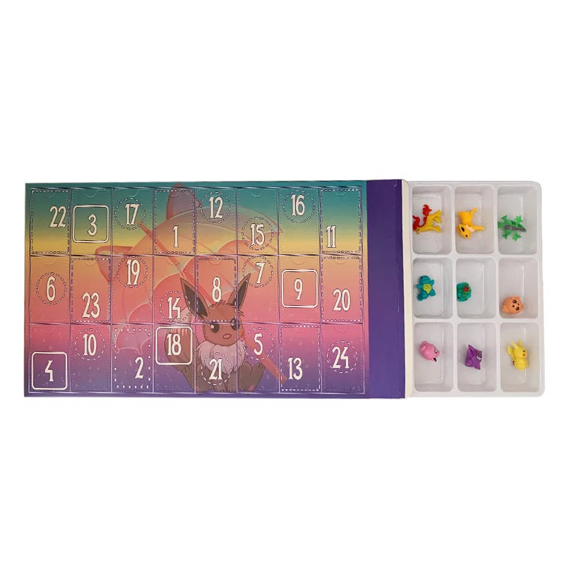 Pokemon Adventskalender Met Eevee En Pikachu 24 Figuren Geschenk