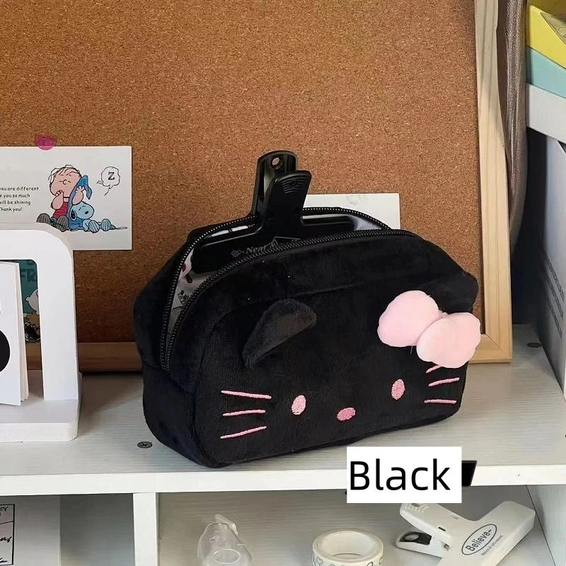 Sanrio Pennenetui Plush Hello Kitty Voor Schattige Organisatie
