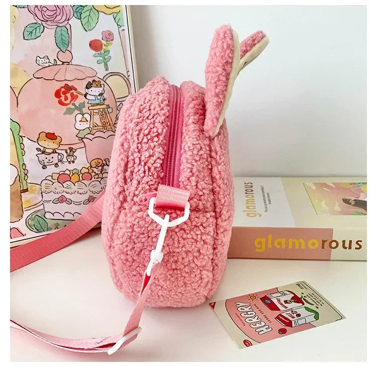 Labubu Crossbody schoudertas – Schattige Pluche Met Grote Capaciteit