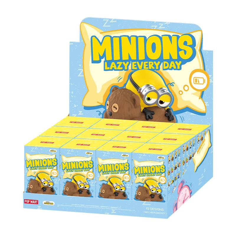 Officiële POP MART Minions Luie Elke Dag Serie Figuren – Mystery Box Vol Verrassingen