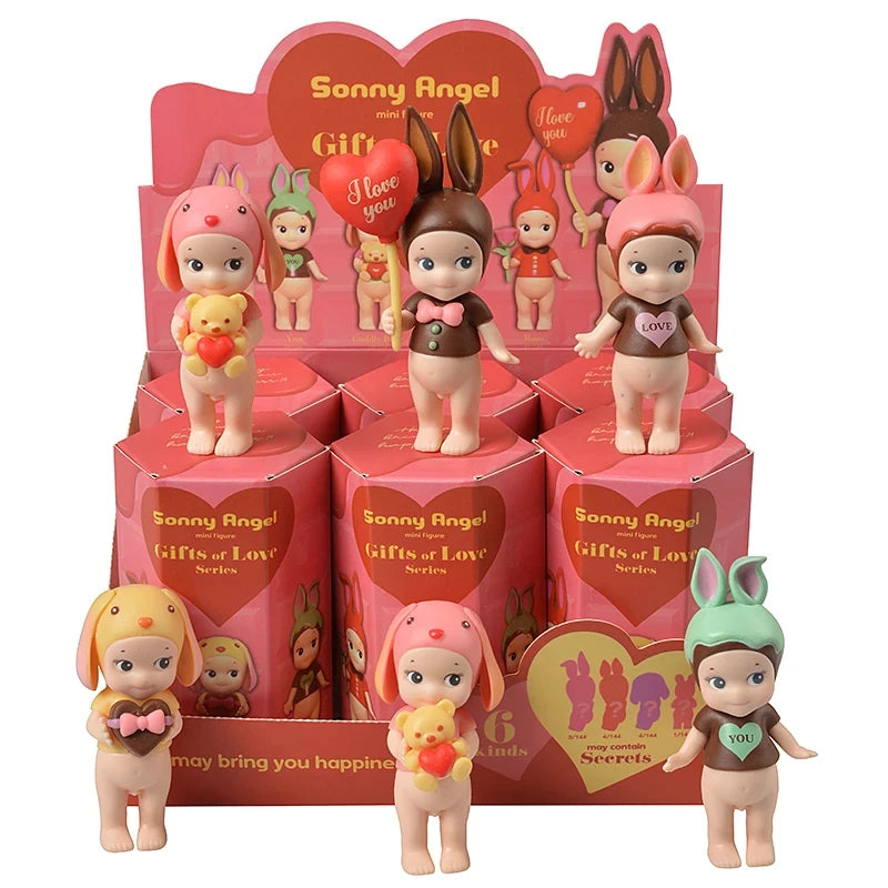 Bandai Nieuwe Engel Fruit Dierenserie Blind Box Animefiguur – Schattige Hippie Pop Voor Kinderen
