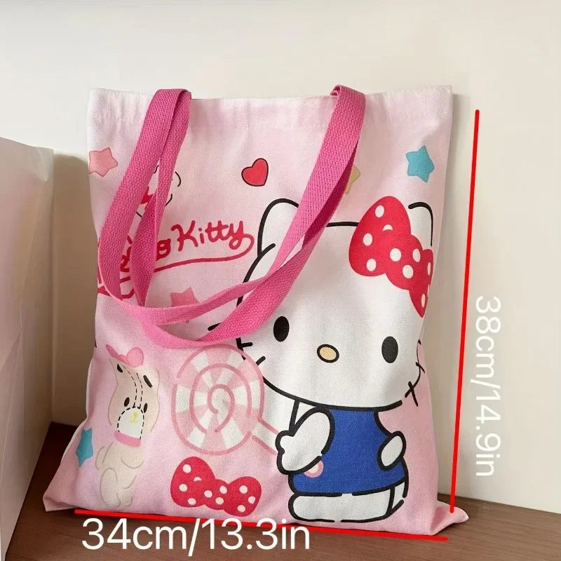 Sanrio Pochacco Cinnamoroll Canvas Tas – Grote Capaciteit
