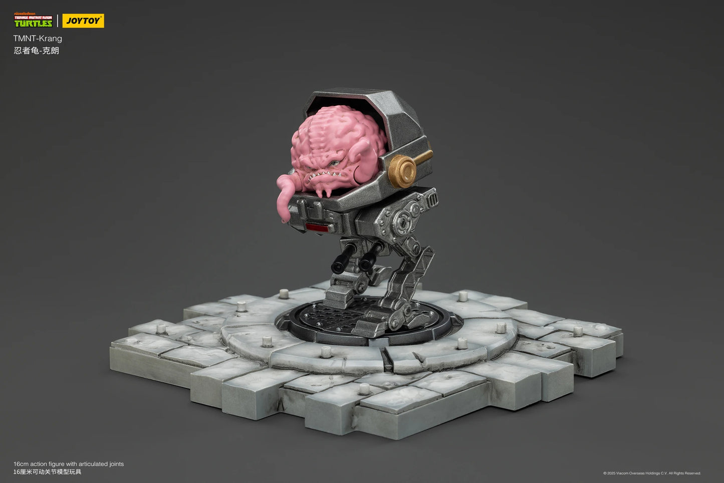 JOYTOY 1/18 Actiefiguur Turtles Krang – Gedetailleerd Anime Speelgoed